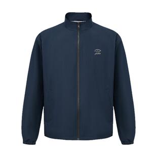 德鲨男装立领夹克2025春新款纯色休闲短款上衣男薄款外套