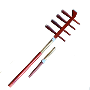 高音四胡杆红木黑檀中音低音琴杆带四根轴手工打磨抛光四弦配件杆