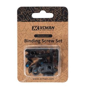 XCMAN 滑雪板滑槽配件T帽螺丝EST单板固定器轨道滑槽螺母