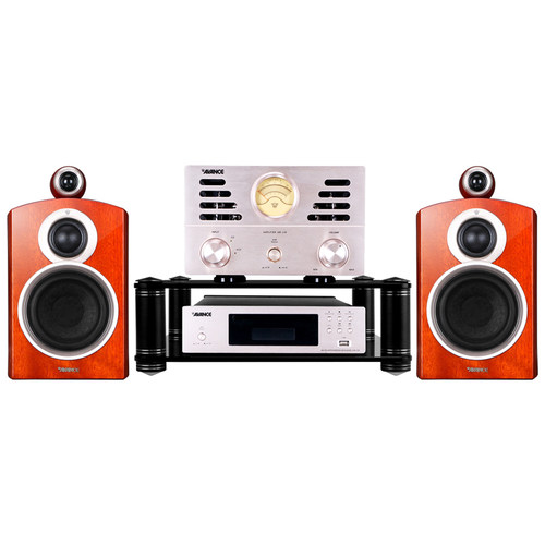 AVANCE丹麦皇冠 AW170 音响音箱hifi胆机组合套装电子管发烧音箱