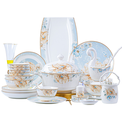 2025新款骨瓷餐具家用乔迁送礼