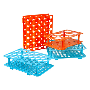 塑料离心管架10ml/15ml/50ml可拆两用多功能试管架17mm/30mm 四面架 阶梯T型试管架冷存管比色试管离心管架