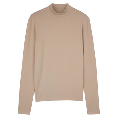 CATHAYA/凯喜雅珍珠羊绒半高领打底衫保暖T恤女SFK2NCJL026