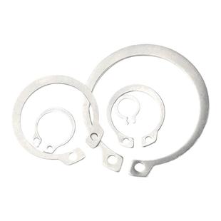 304不锈钢轴用挡圈轴卡轴承轴用弹性卡簧 C形卡环C型外卡轴/GB894