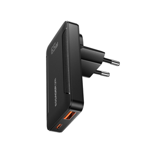 Essager Ultra Thin 65W GaN Pro Travel Charger Quick Charge Portable Type C Charger适用iPhone17 iPad