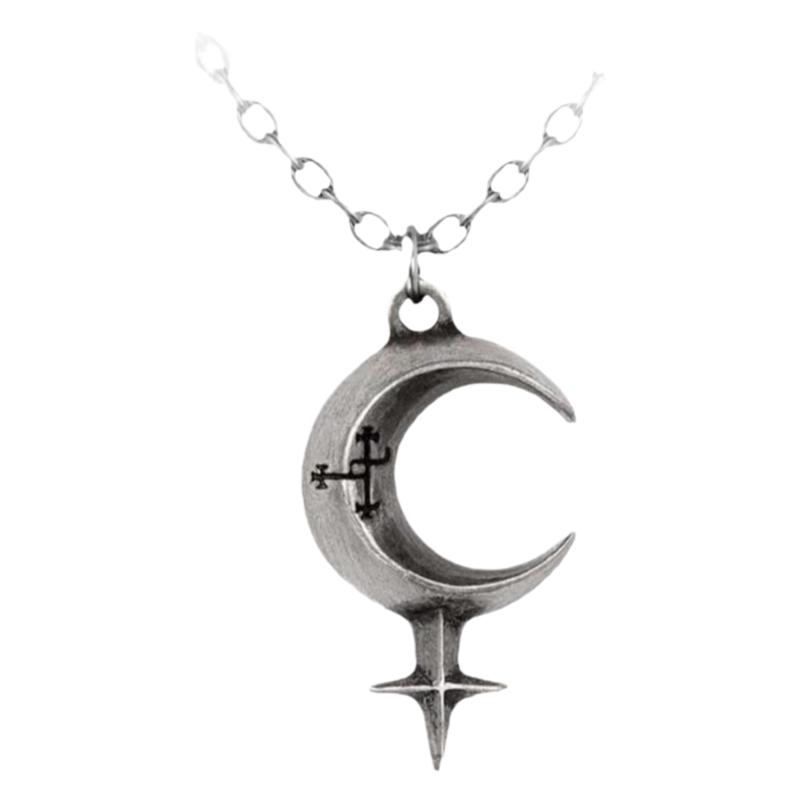 Alchemy Gothic P946 A牌哥特朋克正品原创个性月亮星星项链吊坠
