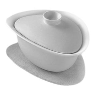 虎口盖碗创意茶具套装随身简约旅行盖碗套装便捷式陶瓷茶具快客杯