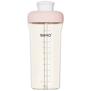 儿童牛奶杯ppsu吸管水杯幼儿园带刻度3岁以上奶瓶宝宝喝奶杯便携