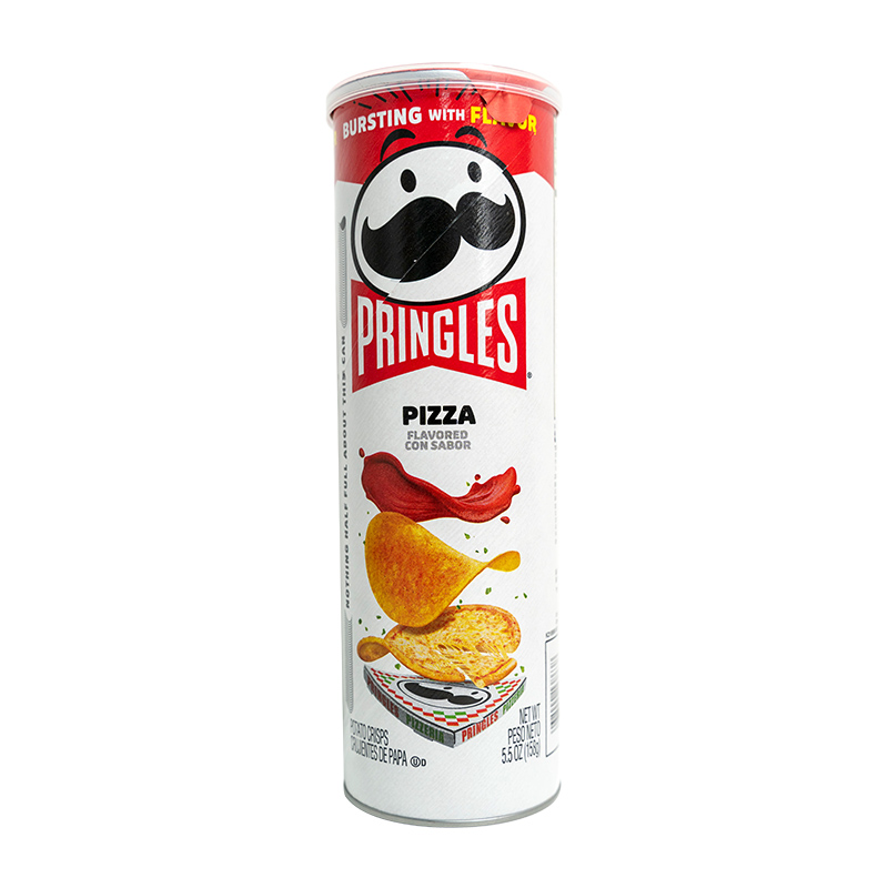 【美版】Pringles品客薯片美国进口披萨味批发大包装休闲零食158g