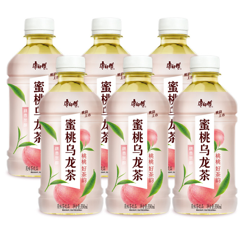 康师傅蜜桃乌龙茶12瓶批发