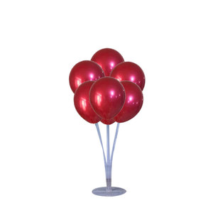 新年红气球装饰马年商场店铺开业拱门双层香奈红结婚生日装饰布置