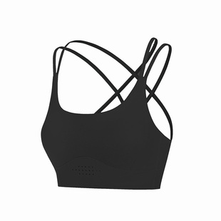 细带一体式无痕美背运动内衣女跑步防震聚拢瑜伽文胸外穿健身背心