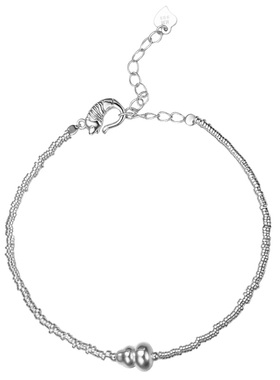 纯银葫芦手链女足银手串精致手饰