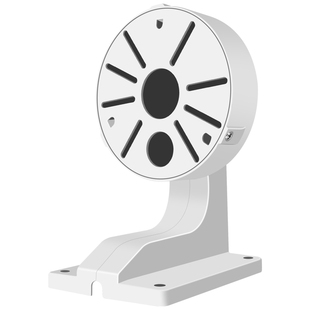 监控铝合金壁装半球支架摄像头室外吊装防水防雨加厚抱柱支架