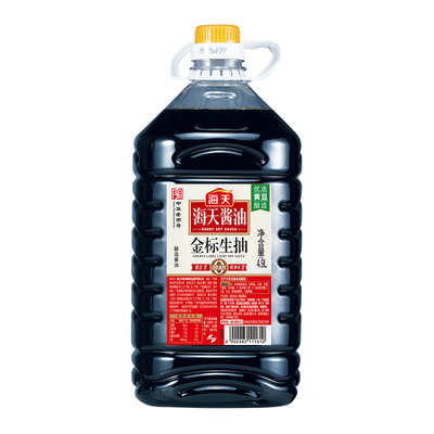 海天金标生抽4.9L酱油餐饮专用