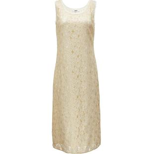 ONLY夏季时尚精致欧根纱开衩收腰显瘦连衣裙女|124307050