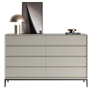 意式极简烤漆八斗柜大容量北欧现代客厅实木餐边柜卧室床尾收纳柜