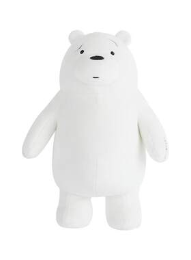 咱们裸熊抱枕生日礼物毛绒玩具