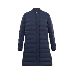 HONRN/红人轻薄显瘦立领白鹅绒羽绒服外套冬季女中长款HI55YR185