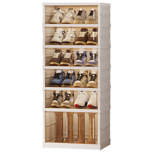 大折叠鞋架新型鞋盒式鞋柜2025新款爆款高档一拉就用免安装一体式