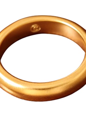 古婷古法沙金素圈戒指高级感