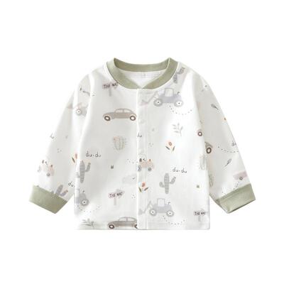 小聪熊婴儿衣服春秋季纯棉单上衣