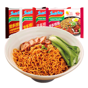 9.9元 包邮 Indomie 营多 捞面 80g*5袋