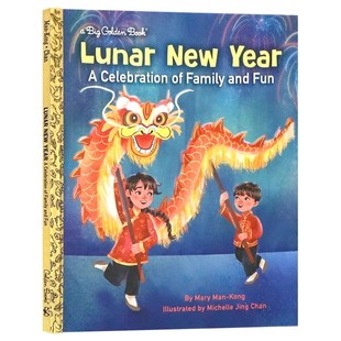 农历新年英文原版精装绘本 Lunar New Year A Celebration of Family and Fun 中国传统文化新年主题春节节日十二生肖认知儿童读物