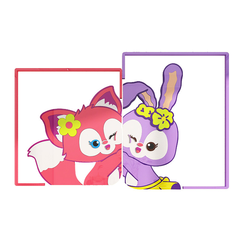 公主房间装饰布置用品星黛露儿童床头墙面贴纸画卡通门贴女孩卧室