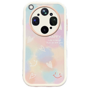 适用于oppofindx9ultra手机壳新款女pma110透明find x9u带文字opx绿色oppofinx可爱oppofx全包防摔oppofandx