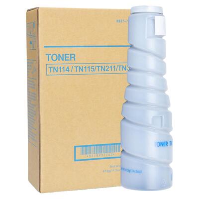 适用柯尼卡美能达163v粉盒Bizhub 220 211 162 210 7622 7616碳粉TN114 115复印机墨粉163 7521打印机墨盒