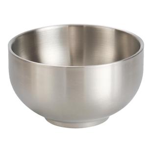 韩式不锈钢米饭碗料理碗加厚双层碗隔热防烫汤碗商用创意用餐碗