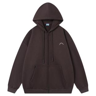 CryingCenter远红外自发热基础款拉链连帽加绒卫衣男女款哭喊中心