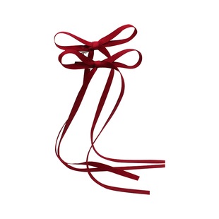 韩国儿童蝴蝶结飘带发夹小女孩扎辫子流苏长款头饰女童时尚发卡新