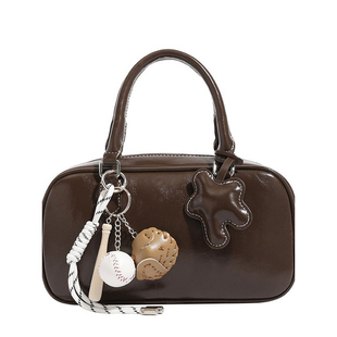 XIMCKON正品女包真皮保龄球包2026新款手提斜挎包小众枕头单肩包