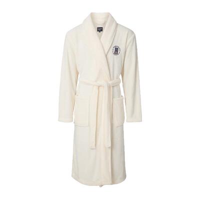 Lexington莱斯利红色浴衣男女长袖蓝色睡袍白色情侣起居服家用