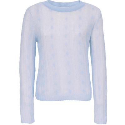 ONLY层次感假两件长袖正肩针织衫