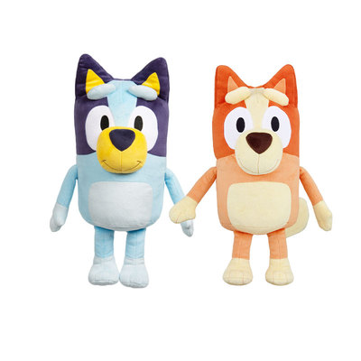 超可爱的布鲁伊宾果毛绒玩偶公仔