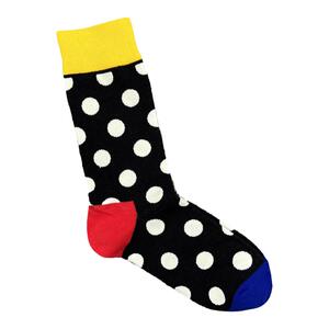 happySocks袜子女瑞典潮牌中筒袜四季网红款外穿百搭街头彩色袜子