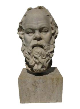 苏格拉底景观校园人像雕塑定制