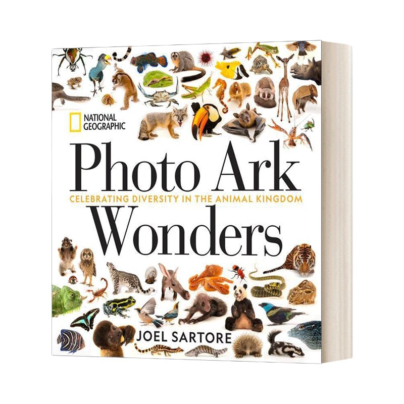 英文原版 National Geographic Photo Ark Wonders 国家地理拍摄方舟奇观 庆祝动物王国的多样性 英文版 进口英语原版书籍