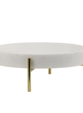 荷兰L&L大理石水果盘装饰摆件