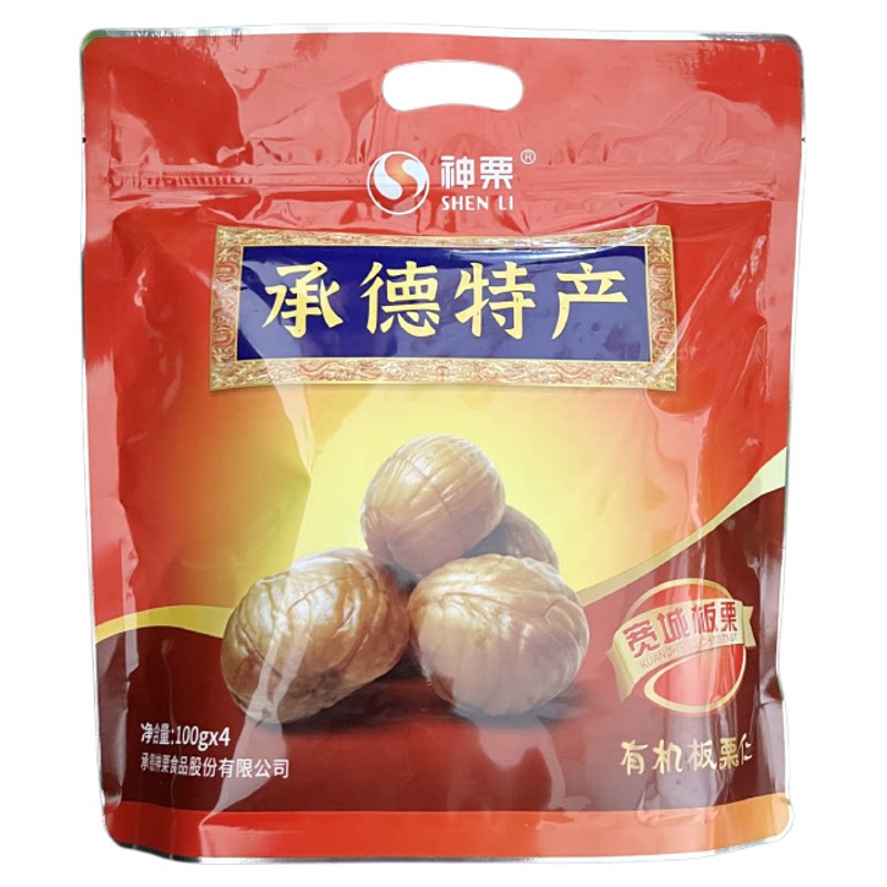 承德特产有机板栗仁400g礼袋