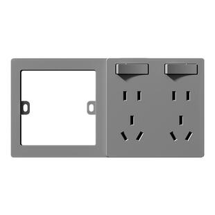 86型五孔扩展插座多用墙壁拓展插座转换器两开10孔插排插线接线板