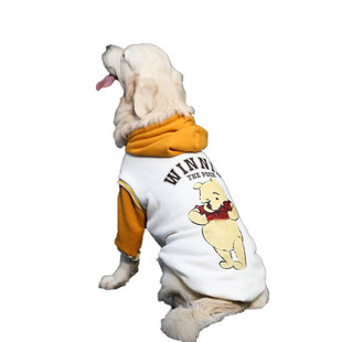 狗狗衣服大型犬冬季宠物撞色卫衣边牧拉布拉多保暖金毛加厚衣服冬