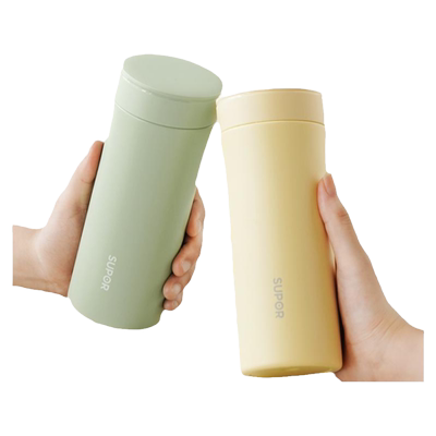 苏泊尔316L不锈钢直身杯带茶滤