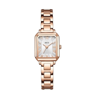 高颜值手链式手表女精致小巧职场轻奢小众艺术时尚女士石英手表女