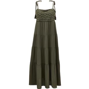 Vero Moda奥莱吊带连衣裙秋冬新款休闲度假波西米亚风裙子流行