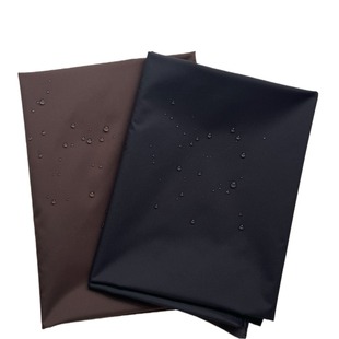 羽绒服面料轻薄高密哑光纯色棉服马甲背心服装三防柔软布料