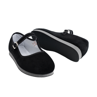 秧歌舞蹈鞋黑色布鞋民间舞鞋阿婆鞋子东北胶州广场舞鞋艺考软底鞋